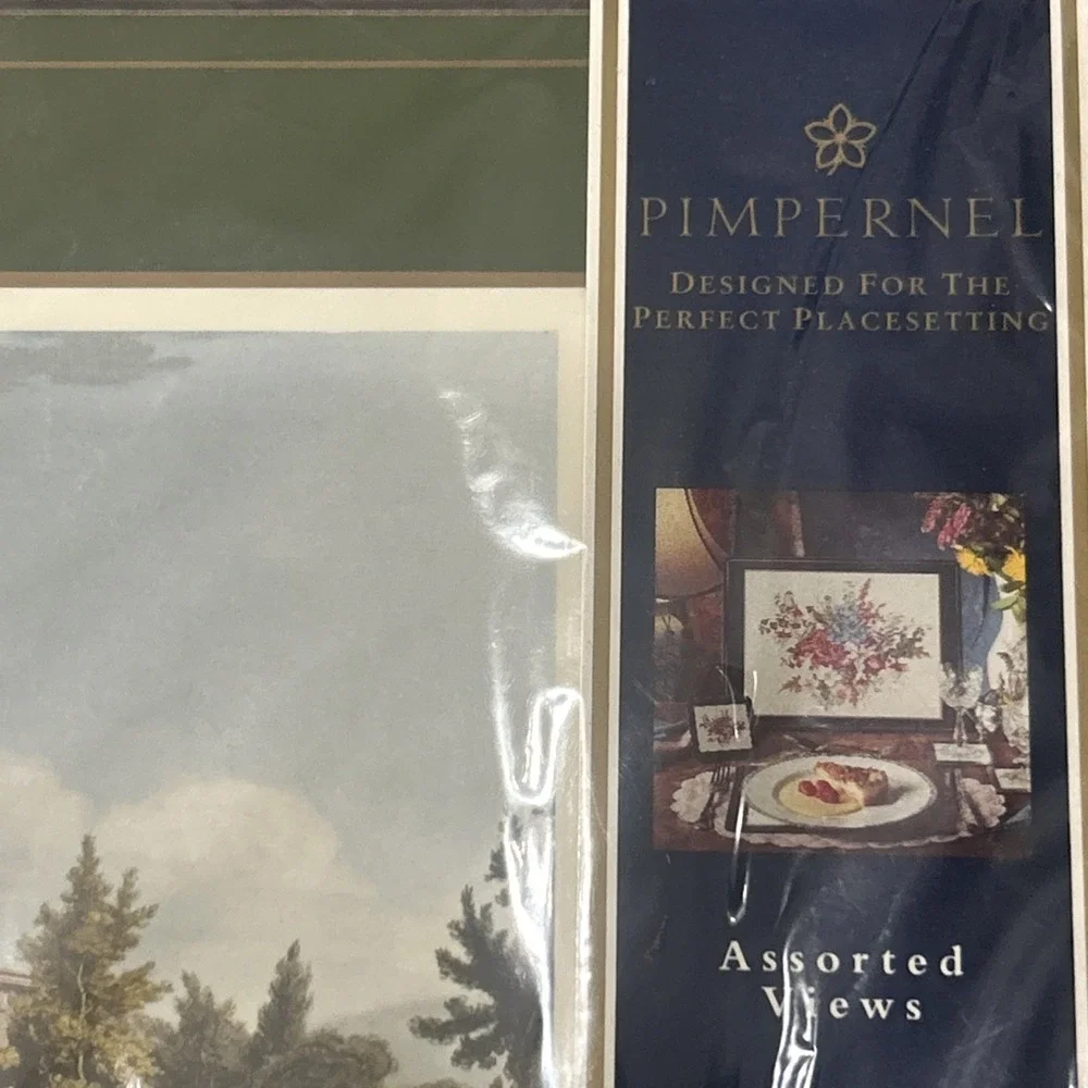 Vtg Pimpernel Assorted Views 6 Placements Mats Made In England New Sealed